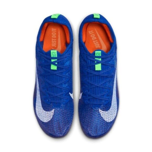 Mens Size 8.5 Nike Zoom Superfly Elite 2 Track Spikes Racer Blue Lime Blast NEW - Picture 3 of 7